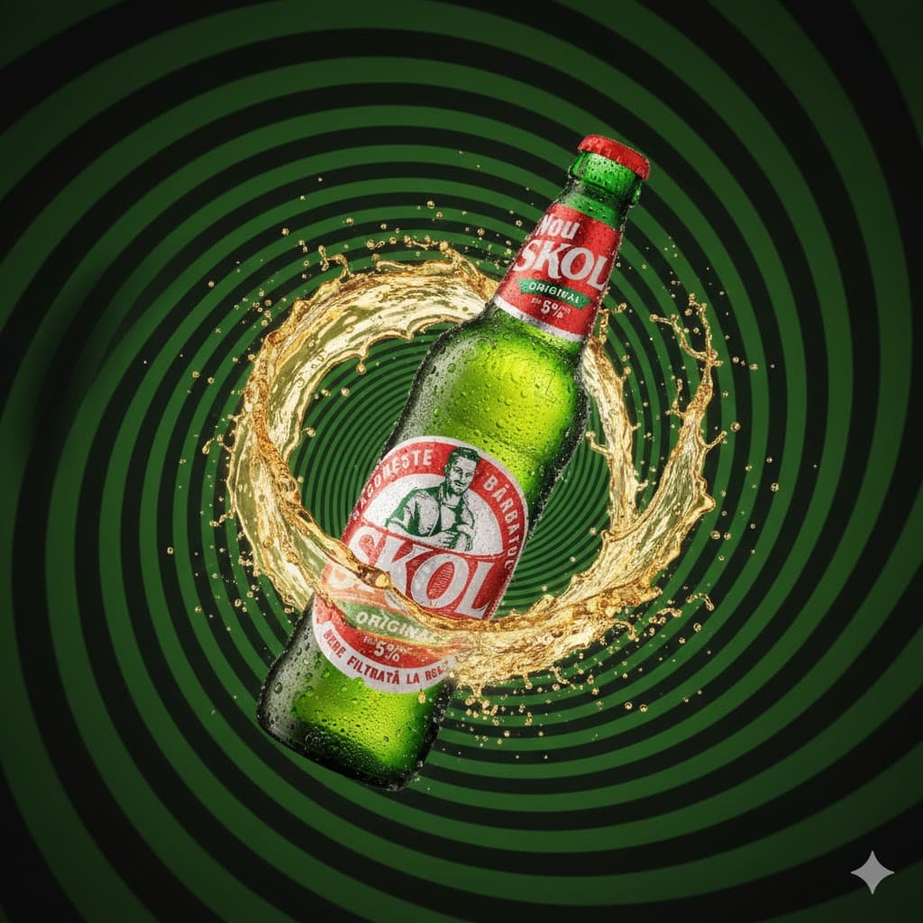 Bere Skol st. 0.5L 5% ALC.